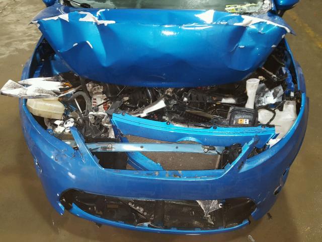 3FADP4EJ1DM142355 - 2013 FORD FIESTA SE BLUE photo 7