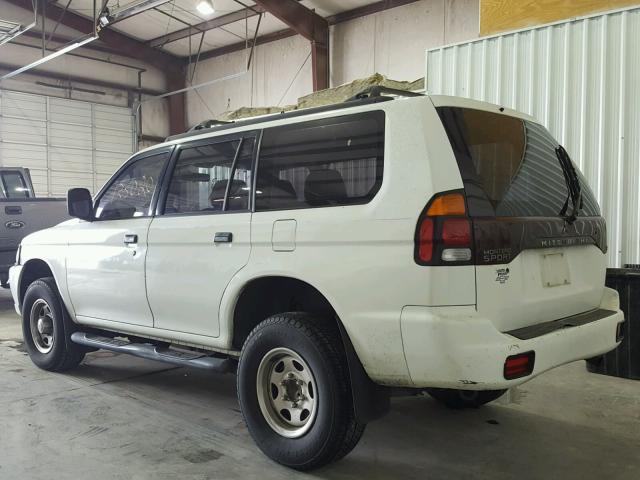 JA4LS21H31P030023 - 2001 MITSUBISHI MONTERO SP WHITE photo 3