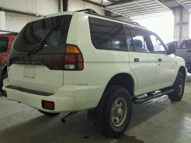 JA4LS21H31P030023 - 2001 MITSUBISHI MONTERO SP WHITE photo 4