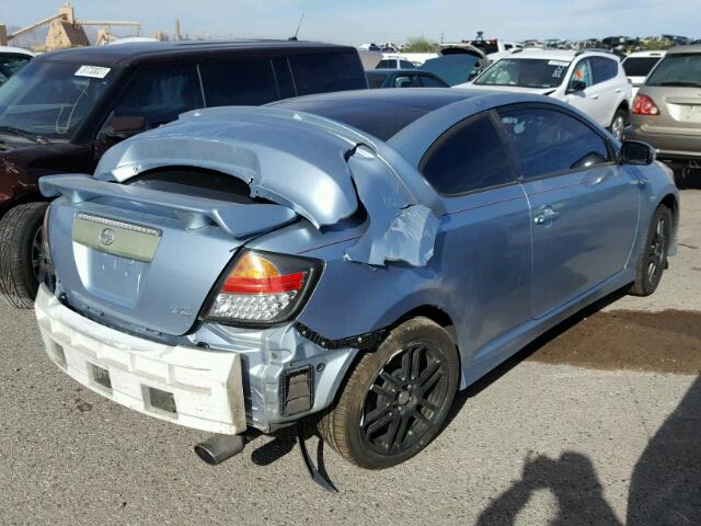 JTKDE167370149275 - 2007 TOYOTA SCION TC BLUE photo 4