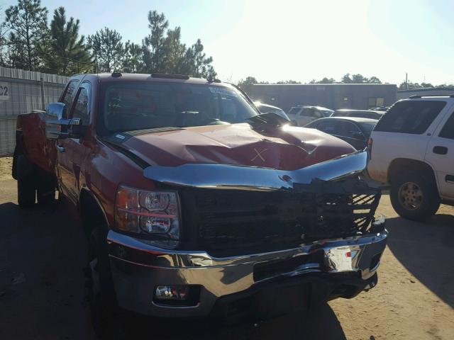 1GC4C1C81BF211062 - 2011 CHEVROLET SILVERADO RED photo 1