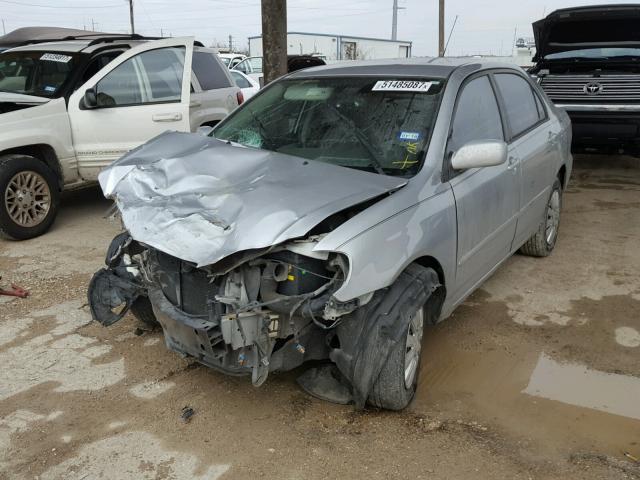 1NXBR32E75Z344221 - 2005 TOYOTA COROLLA CE SILVER photo 2