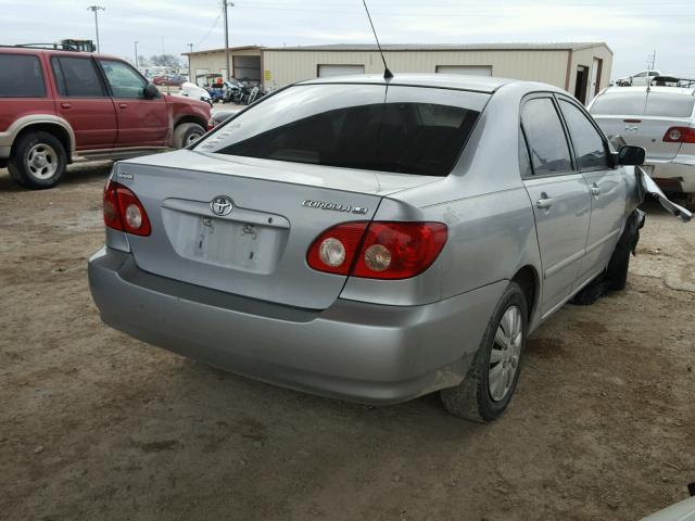 1NXBR32E75Z344221 - 2005 TOYOTA COROLLA CE SILVER photo 4