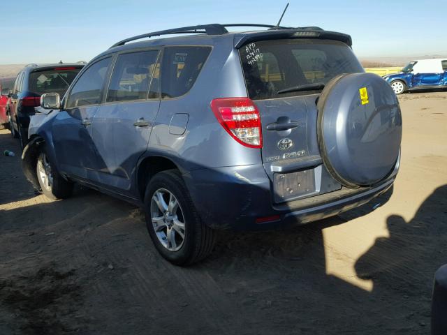 JTMBK4DV5AD013272 - 2010 TOYOTA RAV4 BLUE photo 3