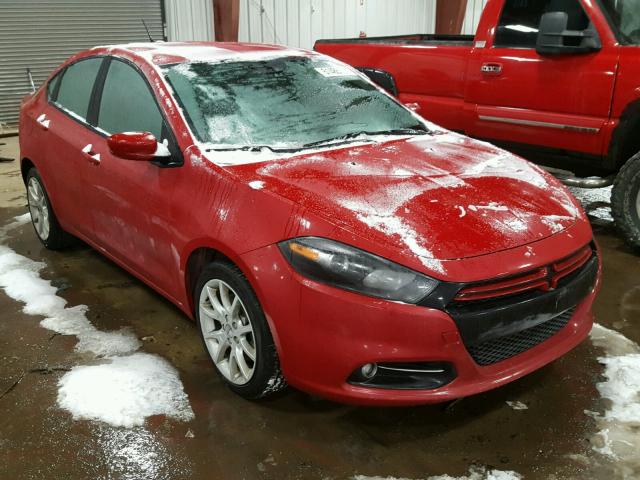 1C3CDFBH0DD179084 - 2013 DODGE DART SXT RED photo 1