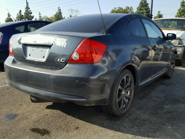 JTKDE167670145690 - 2007 TOYOTA SCION TC CHARCOAL photo 4