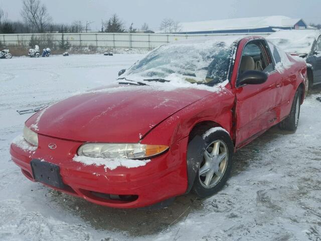 1G3NL12E73C192788 - 2003 OLDSMOBILE ALERO GL RED photo 2