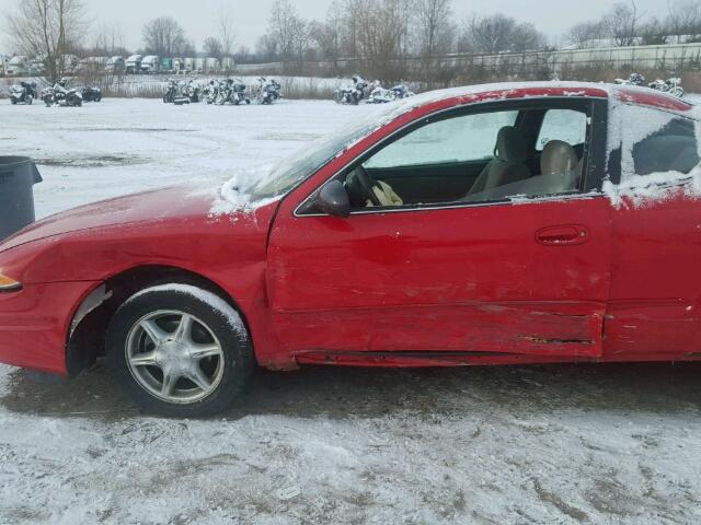 1G3NL12E73C192788 - 2003 OLDSMOBILE ALERO GL RED photo 9