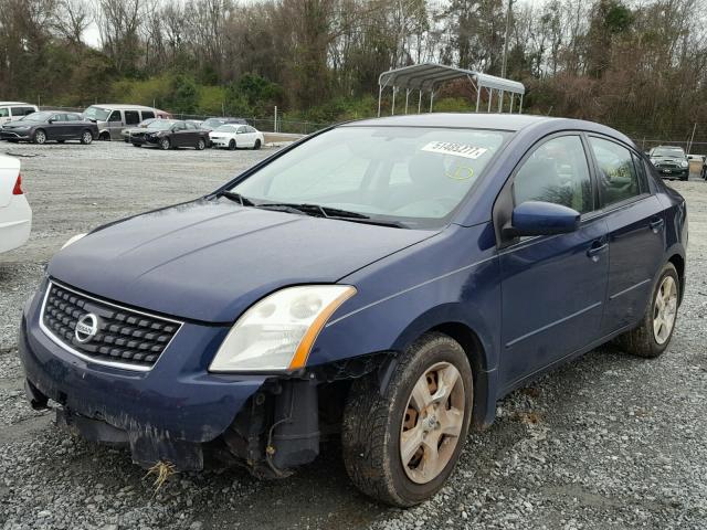 3N1AB61E67L718213 - 2007 NISSAN SENTRA 2.0 BLUE photo 2