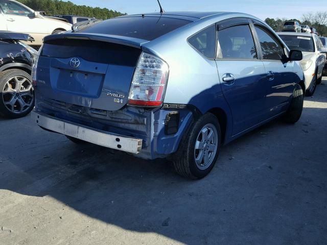 JTDKB20U487768469 - 2008 TOYOTA PRIUS BLUE photo 4