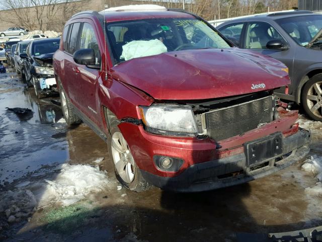 1C4NJDBB1ED770877 - 2014 JEEP COMPASS SP BURGUNDY photo 1