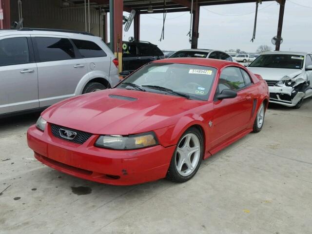 1FAFP4044XF138976 - 1999 FORD MUSTANG RED photo 2