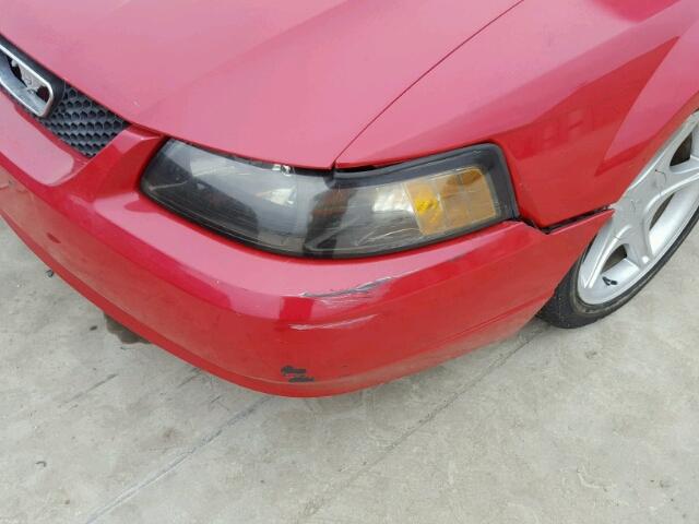 1FAFP4044XF138976 - 1999 FORD MUSTANG RED photo 9