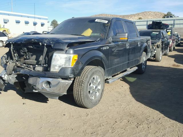 1FTFW1EFXBFB70748 - 2011 FORD F150 SUPER BLACK photo 2