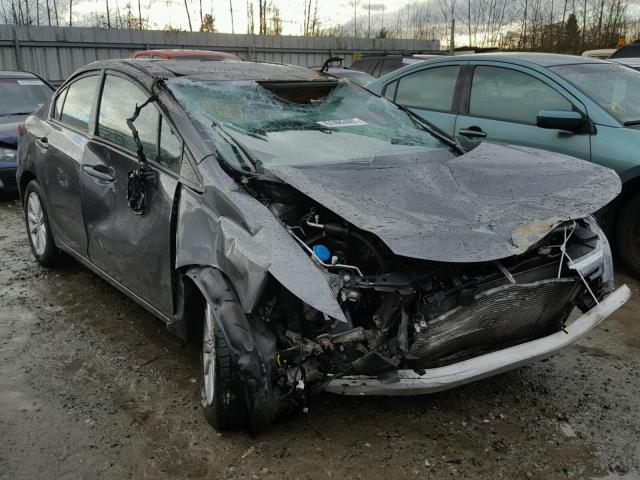 2HGFB2F84CH599967 - 2012 HONDA CIVIC EX GRAY photo 1