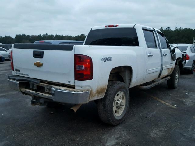 1GC1KXEG4DF113451 - 2013 CHEVROLET SILVERADO WHITE photo 4