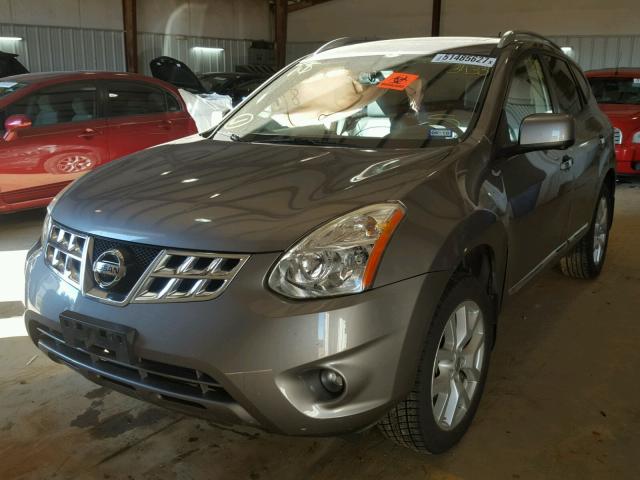 JN8AS5MTXCW283433 - 2012 NISSAN ROGUE S GRAY photo 2