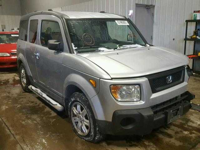 5J6YH28726L020129 - 2006 HONDA ELEMENT EX SILVER photo 1