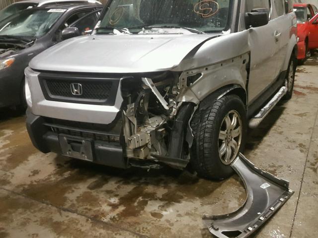 5J6YH28726L020129 - 2006 HONDA ELEMENT EX SILVER photo 9