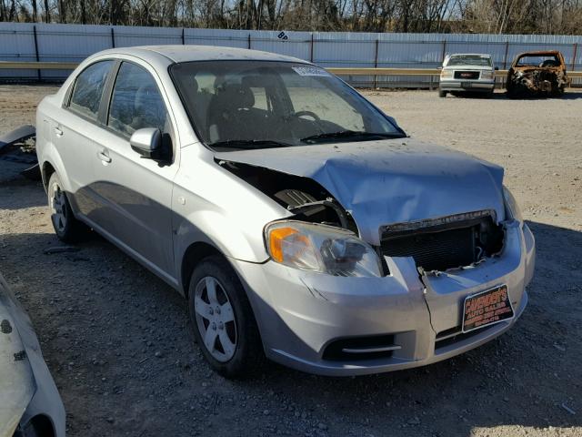 KL1TD566X8B007863 - 2008 CHEVROLET AVEO BASE SILVER photo 1