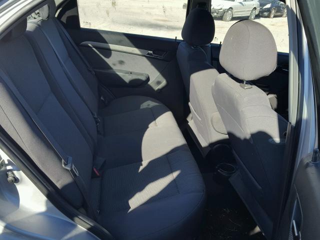 KL1TD566X8B007863 - 2008 CHEVROLET AVEO BASE Srebrny zdjęcie 6