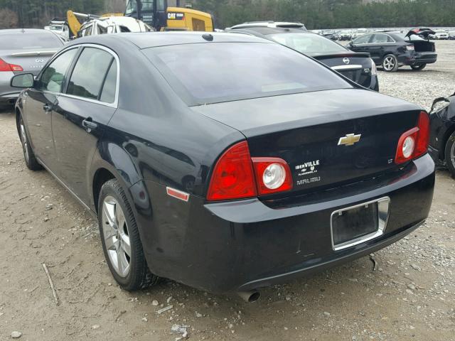 1G1ZH57B98F286520 - 2008 CHEVROLET MALIBU 1LT 黑色 照片 3