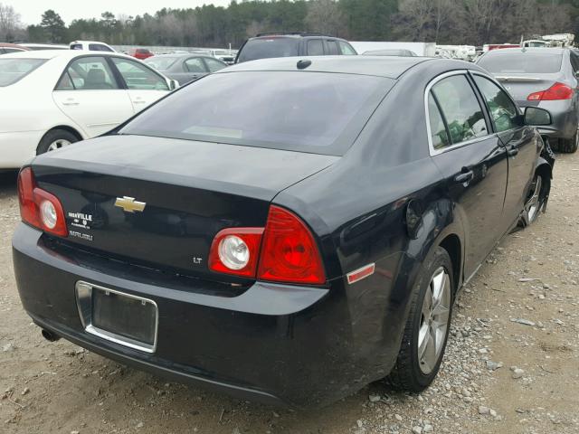 1G1ZH57B98F286520 - 2008 CHEVROLET MALIBU 1LT BLACK photo 4