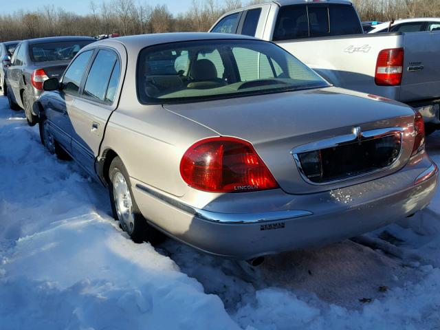 1LNHM97V2YY889390 - 2000 LINCOLN CONTINENTA BEIGE photo 3