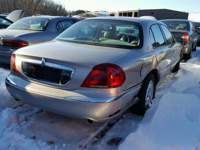 1LNHM97V2YY889390 - 2000 LINCOLN CONTINENTA BEIGE photo 4