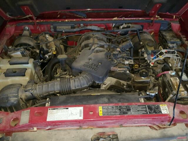 1FTZR15E41PA71766 - 2001 FORD RANGER SUP RED photo 7