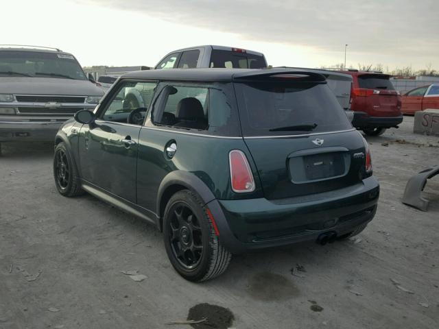 WMWRE33415TD96423 - 2005 MINI COOPER S GREEN photo 3