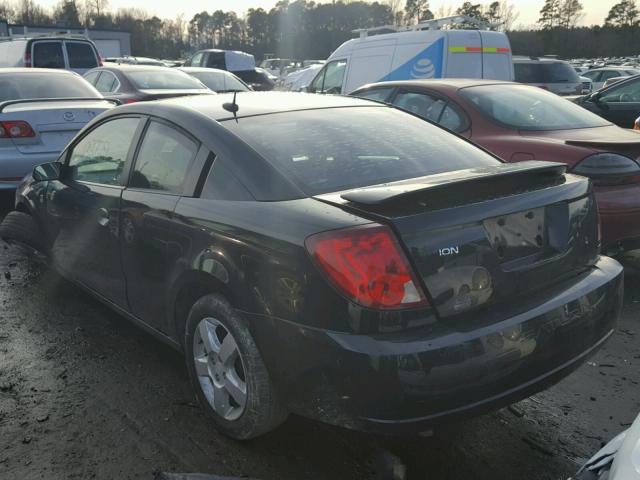1G8AN15F27Z146425 - 2007 SATURN ION LEVEL BLACK photo 3