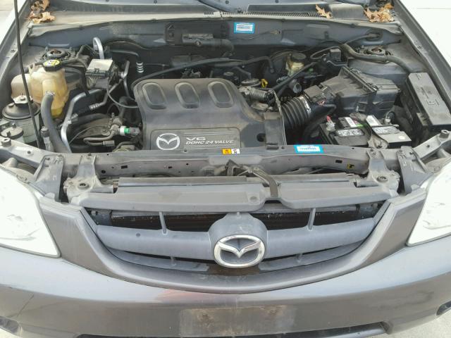 4F2CZ96114KM24661 - 2004 MAZDA TRIBUTE ES GRAY photo 7