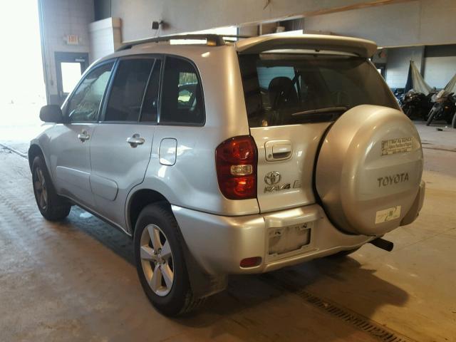 JTEHD20V050043058 - 2005 TOYOTA RAV4 SILVER photo 3