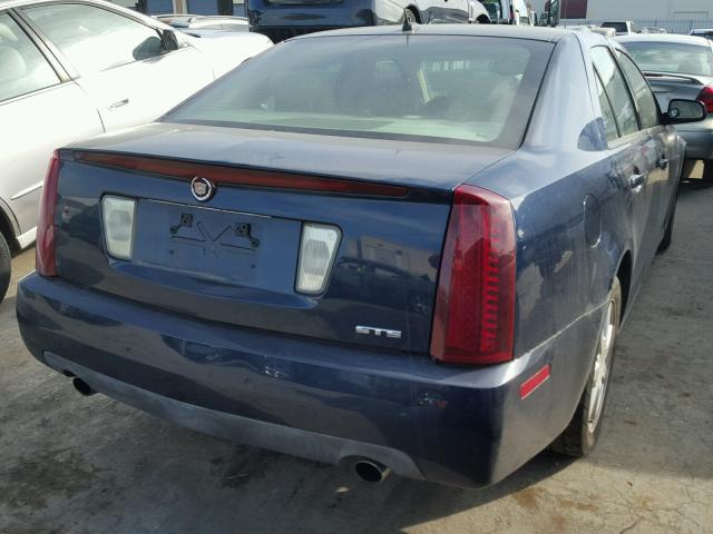 1G6DW677750220333 - 2005 CADILLAC STS BLUE photo 4