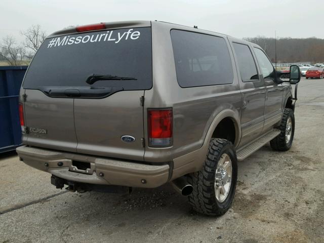 1FMSU45P03EC70794 - 2003 FORD EXCURSION GOLD photo 4