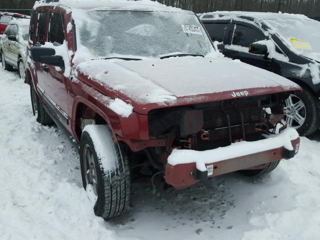 1J8HH48N26C125648 - 2006 JEEP COMMANDER RED photo 1