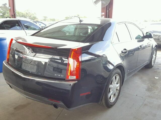 1G6DF577880196817 - 2008 CADILLAC CTS BLACK photo 4