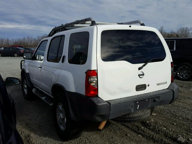 5N1ED28T33C626032 - 2003 NISSAN XTERRA XE WHITE photo 3