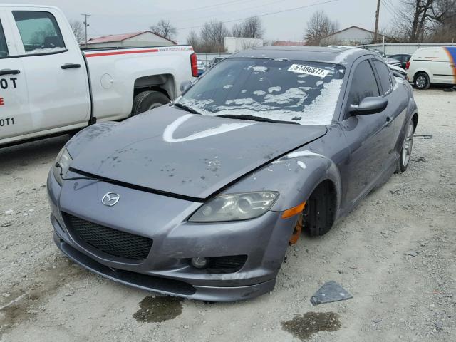 JM1FE173X40116572 - 2004 MAZDA RX8 GRAY photo 2