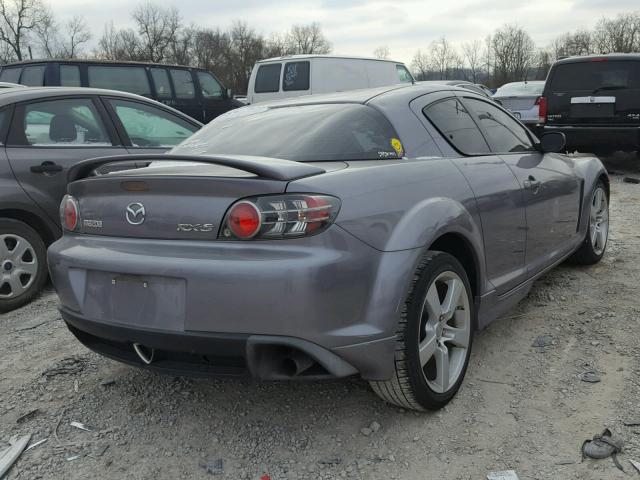 JM1FE173X40116572 - 2004 MAZDA RX8 GRAY photo 4