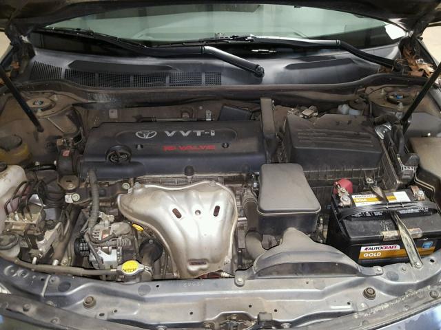 4T1BE46K89U824694 - 2009 TOYOTA CAMRY BASE GRAY photo 7