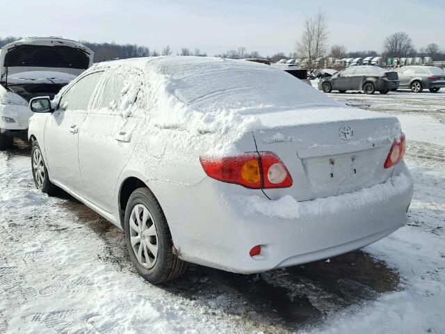 JTDBL40E59J015457 - 2009 TOYOTA COROLLA BA SILVER photo 3