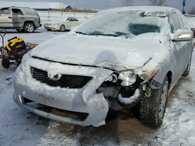 JTDBL40E59J015457 - 2009 TOYOTA COROLLA BA SILVER photo 9