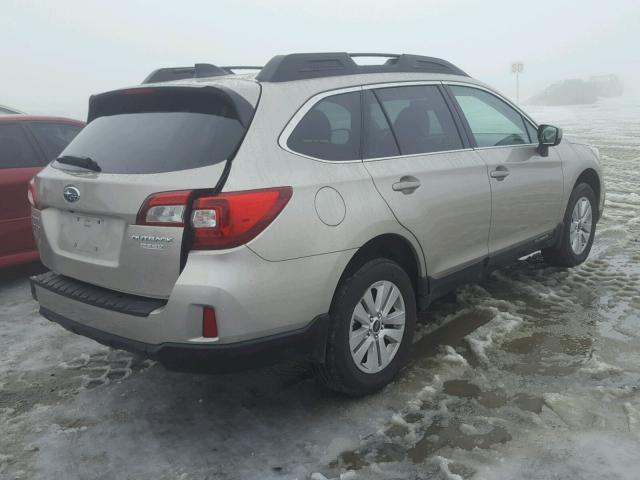 4S4BSADC1H3203062 - 2017 SUBARU OUTBACK 2. BROWN photo 4