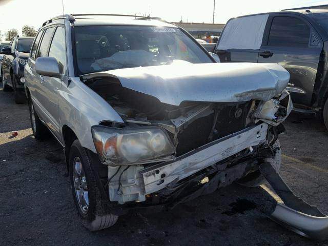 JTEGD21A370158196 - 2007 TOYOTA HIGHLANDER SILVER photo 1