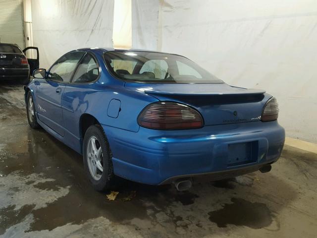 1G2WP1216WF301383 - 1998 PONTIAC GRAND PRIX ლურჯი ფოტო 3