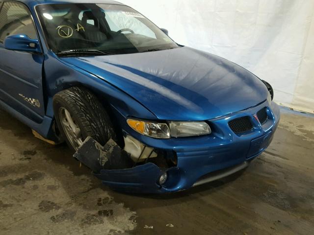 1G2WP1216WF301383 - 1998 PONTIAC GRAND PRIX ლურჯი ფოტო 9