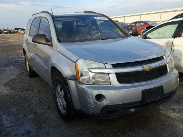 2CNDL23F186321273 - 2008 CHEVROLET EQUINOX LS SILVER photo 1