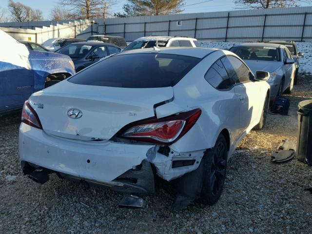 KMHHU6KJ3DU097155 - 2013 HYUNDAI GENESIS CO WHITE photo 4